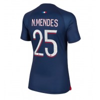 Stroje piłkarskie Paris Saint-Germain Nuno Mendes #25 Koszulka Podstawowej dla damskie 2023-24 Krótki Rękaw